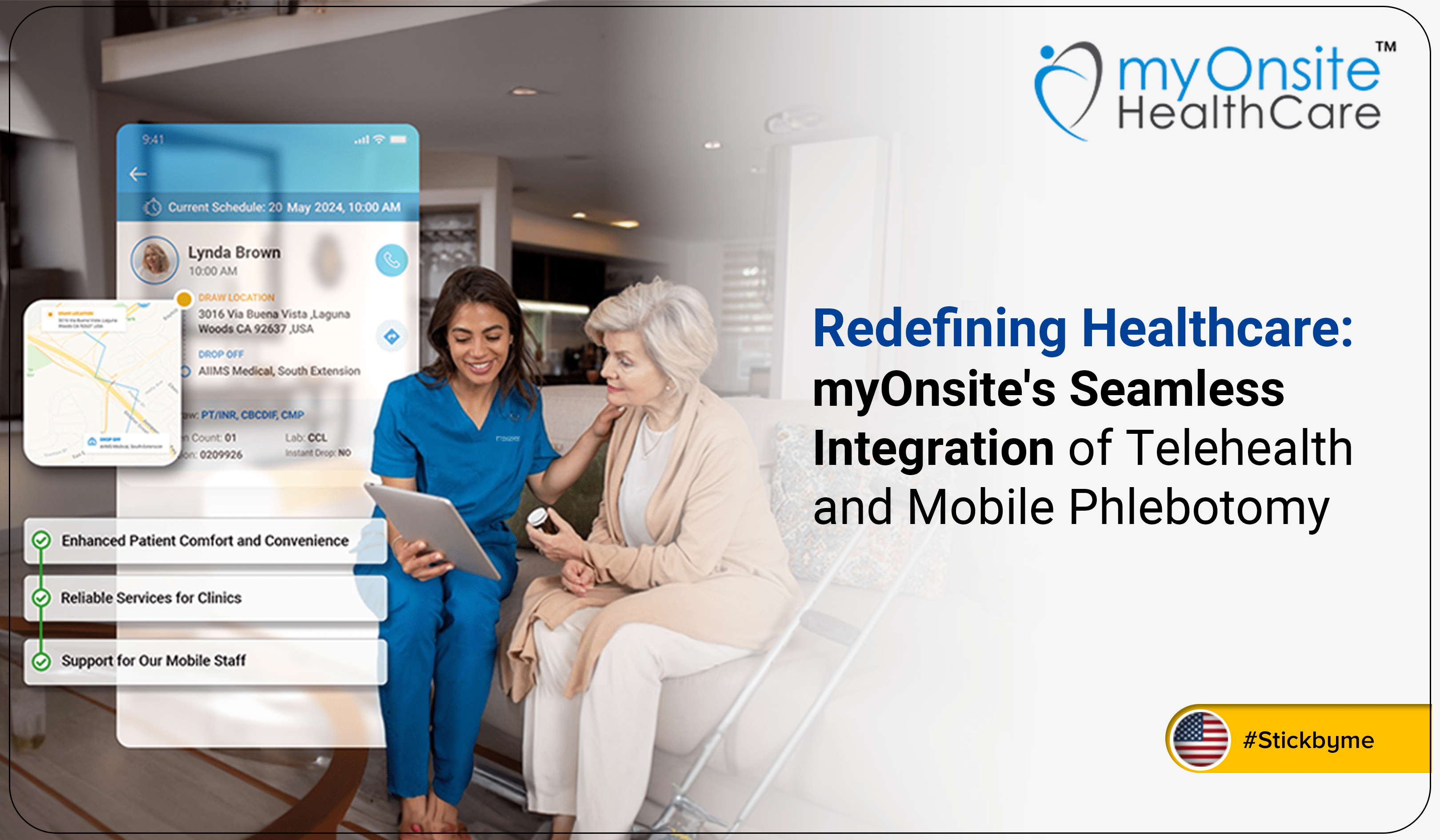 Redefining Healthcare: myOnsite’s Seamless Integration of Telehealth and Mobile Phlebotomy