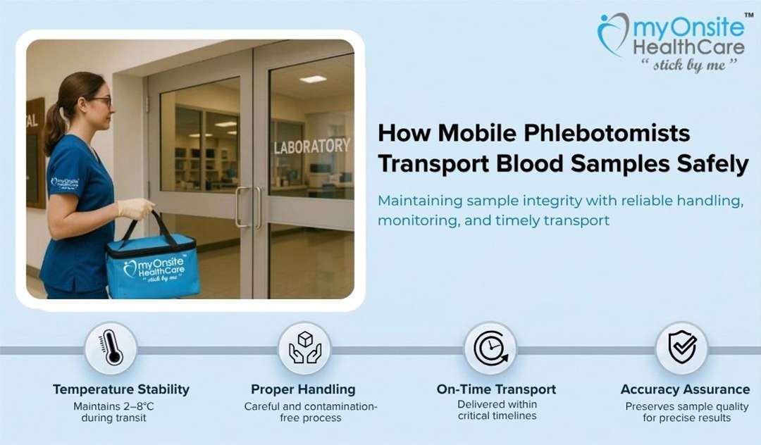 How Mobile Phlebotomists Transport Blood Samples Safely to the Lab
