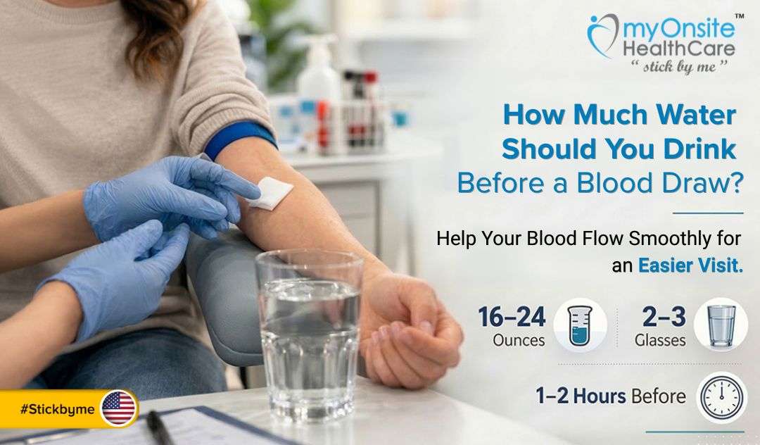 How Much Water Should You Drink Before a Blood Draw?